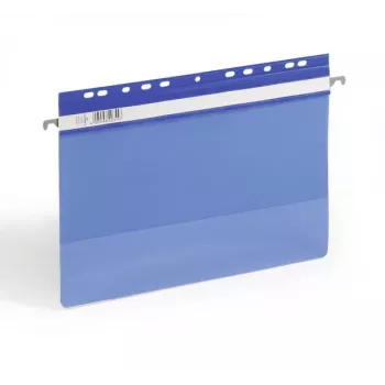 Kabantis aplankas Durable 2561-06 A4 plastikinis mėlynas permatomas