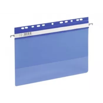 Kabantis aplankas Durable 2561-06 A4 plastikinis mėlynas permatomas