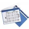 Kabantis aplankas Durable 2561-06 A4 plastikinis mėlynas permatomas