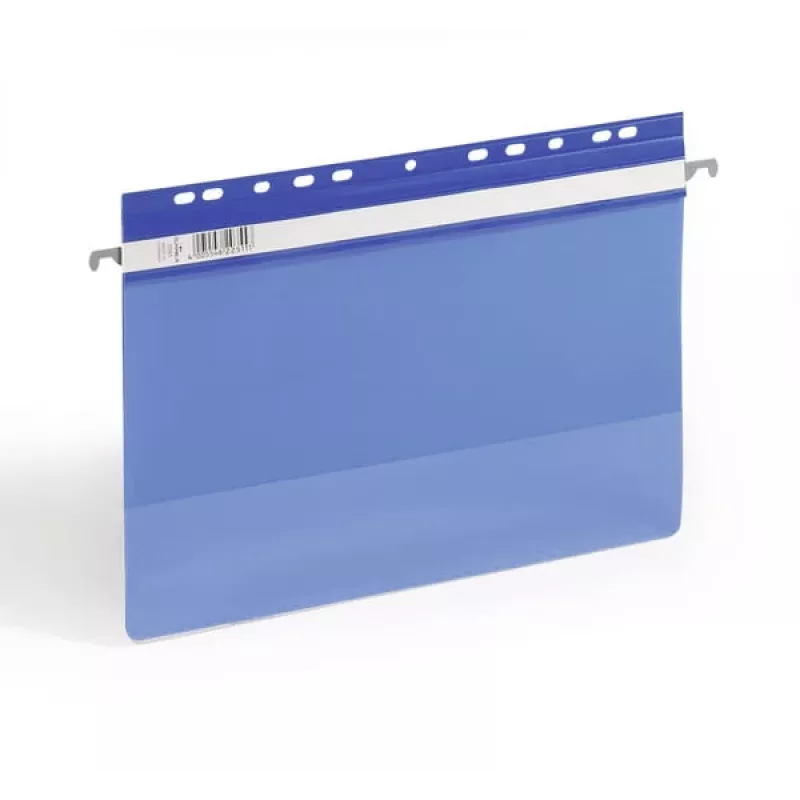 Kabantis aplankas Durable 2561-06 A4 plastikinis mėlynas permatomas