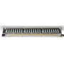 Patch panel helos 146867 RJ-45 24 prievadai, pilka RAL 7035