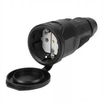 ABL 100000086 Hightech jungtis, SCHUKO, Elamid, mėlyna, savaime užsifiksuojanti, IP54, 1580 tipas