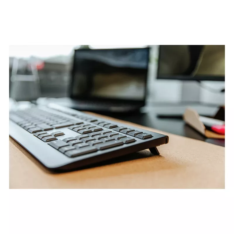 Belaidė klaviatūra Cherry KW 3000 RF QWERTY portugališka juoda