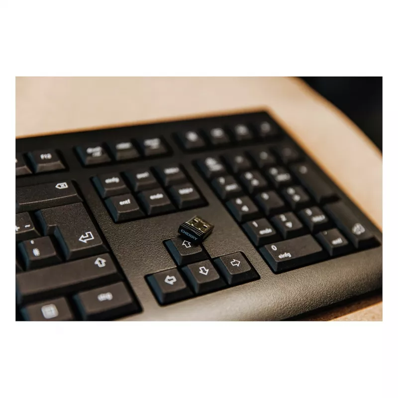 Belaidė klaviatūra Cherry KW 3000 RF QWERTY portugališka juoda