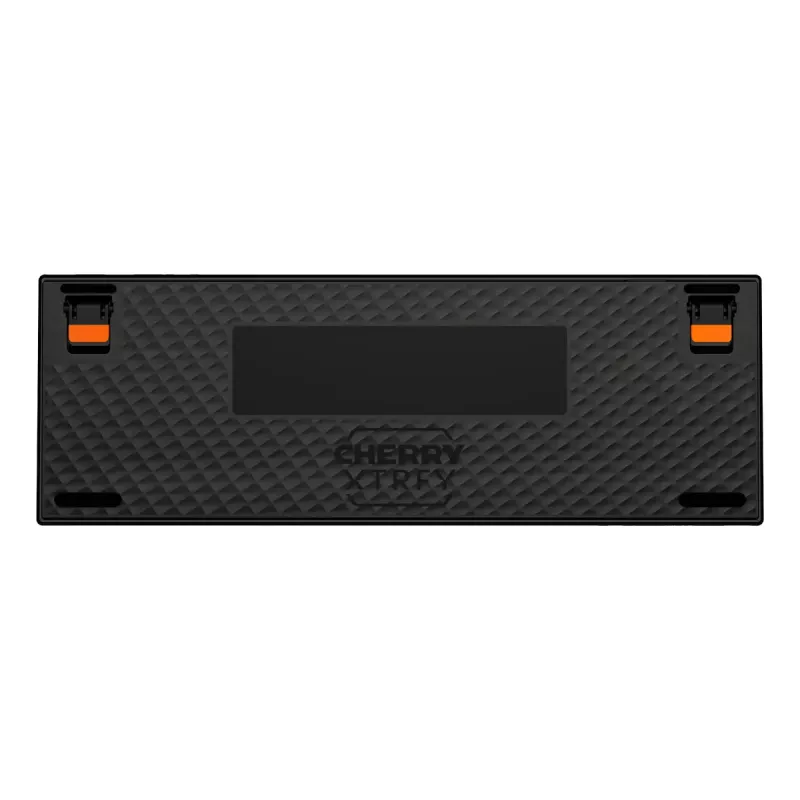 Mechaninė žaidimų klaviatūra Cherry K5 Pro TMR Compact — 65% QWERTY US, laidinė USB, RGB, juoda/oranžinė