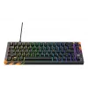 Mechaninė žaidimų klaviatūra Cherry K5 Pro TMR Compact — 65% QWERTY US, laidinė USB, RGB, juoda/oranžinė