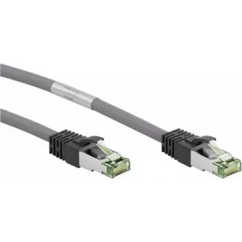 Goobay CAT 8.1 Patch Laidas, S/FTP (PiMF), Pilkas, 5 m - LSZH Be Halogenų, Varis AWG 24 (55139)