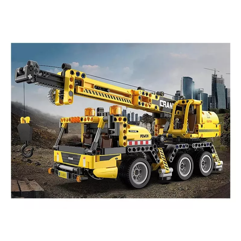 Mobilus kranas Jamara CaDA modelis 402886 – konstruktorius, juodas ir geltonas, nuo 8 metų
