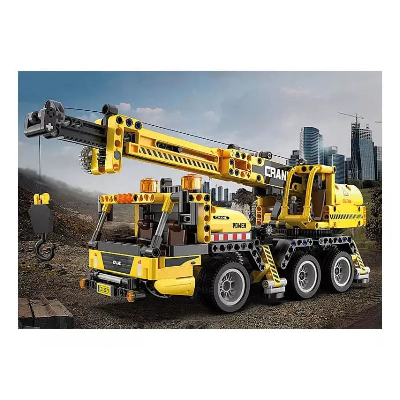 Mobilus kranas Jamara CaDA modelis 402886 – konstruktorius, juodas ir geltonas, nuo 8 metų