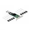 DeLOCK 8 prievadų SATA PCI Express x8 kortelė su jungiamuoju kabeliu