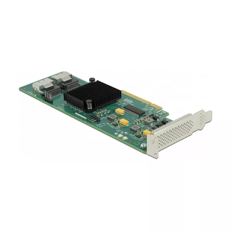 DeLOCK 8 prievadų SATA PCI Express x8 kortelė su jungiamuoju kabeliu