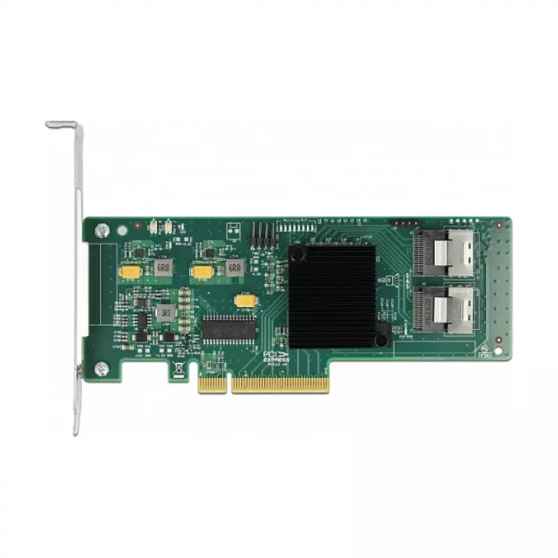 DeLOCK 8 prievadų SATA PCI Express x8 kortelė su jungiamuoju kabeliu