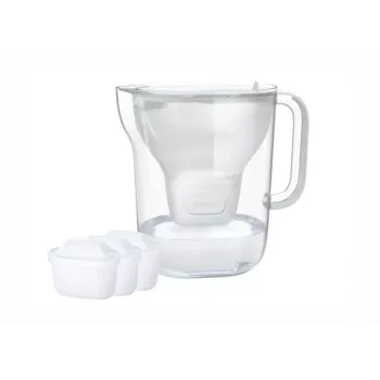 BRITA Style Essential XL vandens filtro ąsotis su MAXTRA PRO Pure Performance kasetėmis (3) – baltas