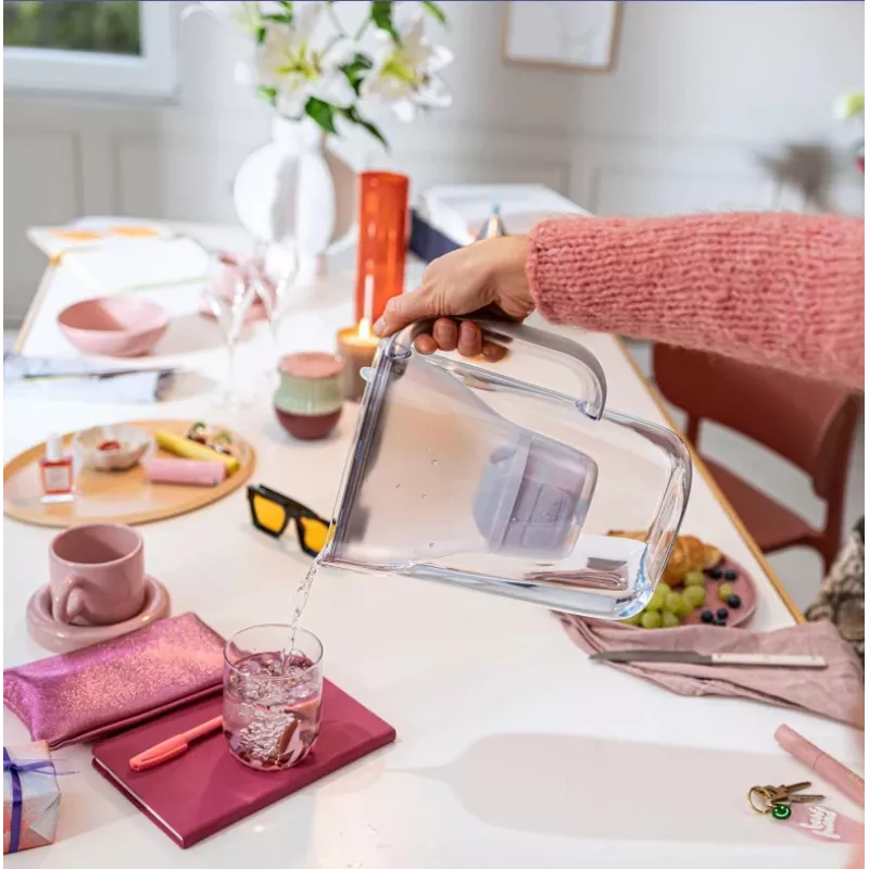BRITA Style Essential XL vandens filtro ąsotis su MAXTRA PRO Pure Performance kasetėmis (3) – baltas