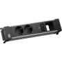 Bachmann BM0024207 maitinimo rėmas su 2x CEE7/3 kištukiniais lizdais, 1x USB-C PD 45W, 1x jungties moduliu, 0,2 m laidu