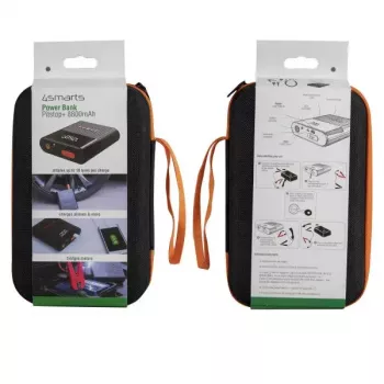 4smarts automobilio užvedimo starteris 456312 – 300 A paleidimo srovė, 2 A išėjimas, 16,6 V baterija, juoda