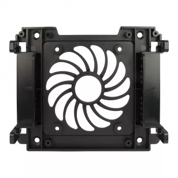 Inter-Tech tvirtinimo rėmelis 1x5,25 colių, skirtas 1x2,5 / 1x3,5 colio įrenginiui arba 12 cm ventiliatoriui