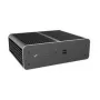 Akasa Euler CMX Mini-ITX belaidis kompiuterio korpusas A-ITX61-S1B — juodas, mini korpusas pasyviai aušinamoms sistemoms