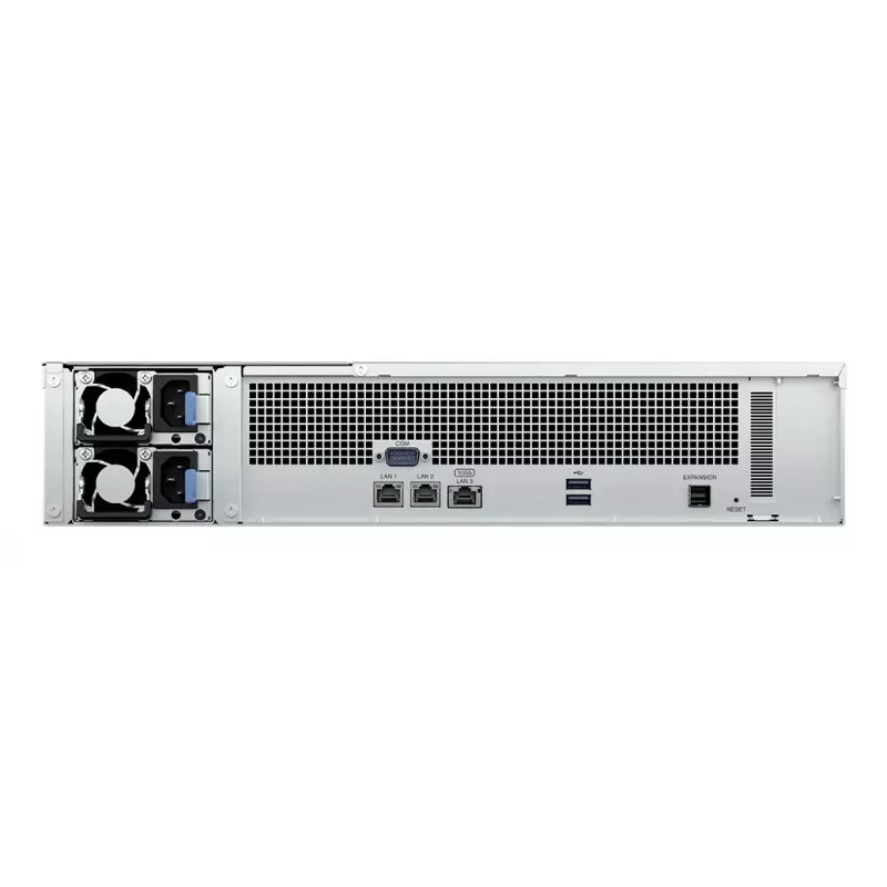 NAS stovo Synology RS2423RP+II (Rack 2U) AMD Ryzen V1780B 8 GB DDR4, 12 lizdų, RAID, DiskStation Manager