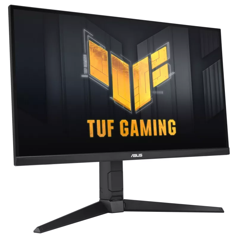 27 colių ASUS TUF Gaming VG27UQEL5A 4K UHD LCD monitorius, 3840×2160, 1 ms, IPS, VESA, reguliuojamas aukštis, įmontuoti garsiakalbiai