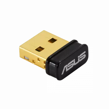 USB Bluetooth adapterius ASUS USB-BT600, Bluetooth 5.0, USB, 1,5 Mbit/s, juodas/auksinis