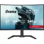 27 colių IIYAMA G-MASTER GCB2784HSU-B1 lenktas VA žaidimų monitorius 240Hz FHD 1920x1080 USB garsiakalbiai VESA