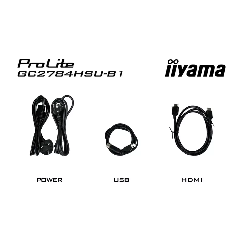 27 colių lenktas VA monitorius iiyama G-MASTER GC2784HSU-B1 240 Hz Full HD 1920x1080 USB garsiakalbiai VESA