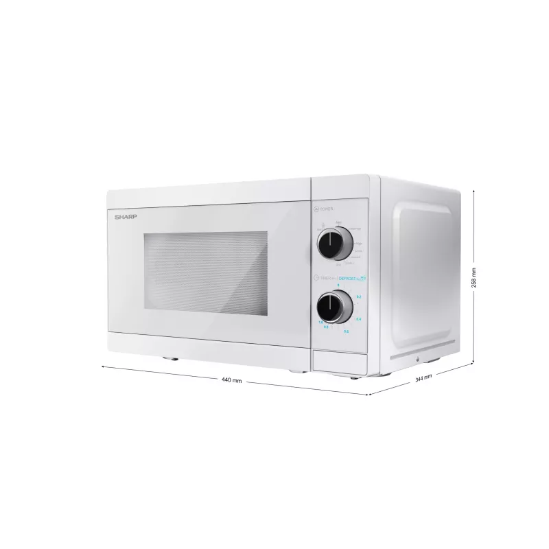 Griliu mikrobangų krosnelė Sharp YC-MG01E-C, 800 W, 20 L