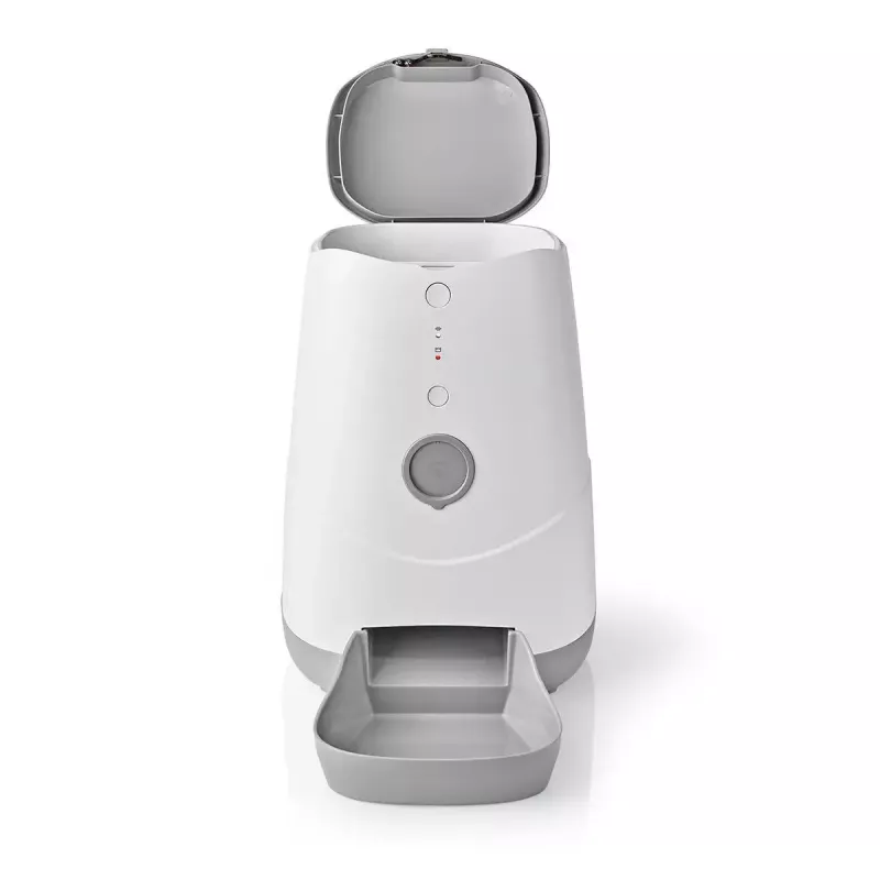 Automatinis ėdalo ir vandens dozatorius katėms ir šunims Nedis WIFIPET10CWT pilkai baltas