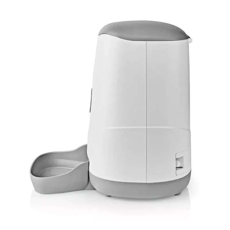 Automatinis ėdalo ir vandens dozatorius katėms ir šunims Nedis WIFIPET10CWT pilkai baltas