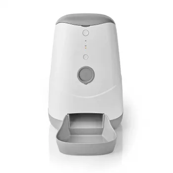 Automatinis ėdalo ir vandens dozatorius katėms ir šunims Nedis WIFIPET10CWT pilkai baltas