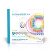 Nedis WIFILS51CRGB protinga LED juostelė – Wi‑Fi, RGB, 24 W, 1 m laidas, 12 mm plotis