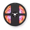 Nedis WIFILS51CRGB protinga LED juostelė – Wi‑Fi, RGB, 24 W, 1 m laidas, 12 mm plotis