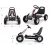 Milly Mally vaikiškas gokartas Thor White