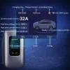 QOLTEC 52723 3 fazių elektromobilių įkrovimo stotelė 22 kW 32 A su WiFi