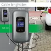 QOLTEC 52723 3 fazių elektromobilių įkrovimo stotelė 22 kW 32 A su WiFi