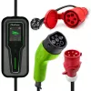 QOLTEC maitinimo adapteris CEE 16A 5 kontaktų 400V į SCHUKO 230V, modelis 52724