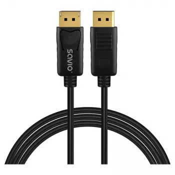 DisplayPort kabelis SAVIO CL-205 v1.4 2m