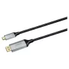 SAVIO CL-208 USB-C į DisplayPort laidas (DisplayPort 1.2, 2 m)