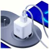 3MK Hyper GaN 20W sieninis įkroviklis su USB-C ir USB-A, PD 3.0 / QC 4+