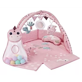 Mokomasis kilimėlis Dino Pink TinyMini rožinis