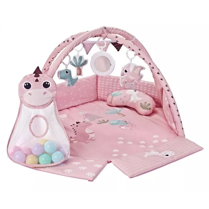 Mokomasis kilimėlis Dino Pink TinyMini rožinis