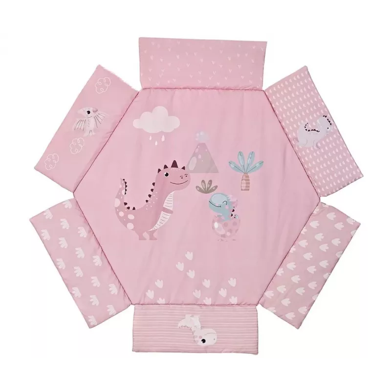 Mokomasis kilimėlis Dino Pink TinyMini rožinis