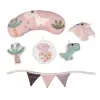 Mokomasis kilimėlis Dino Pink TinyMini rožinis