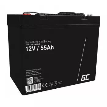 AGM akumuliatorius Green Cell AGM49 55 Ah 12 V jūrinėms ir laisvalaikio reikmėms