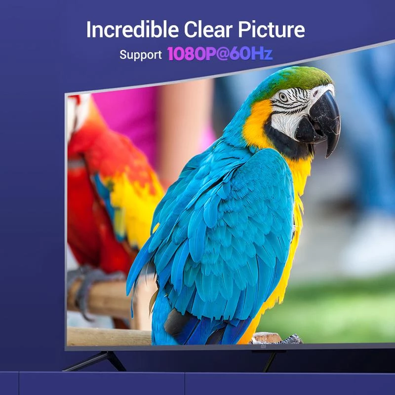 Laidas DP į HDMI 2M/JUODAS Hadbh Vention