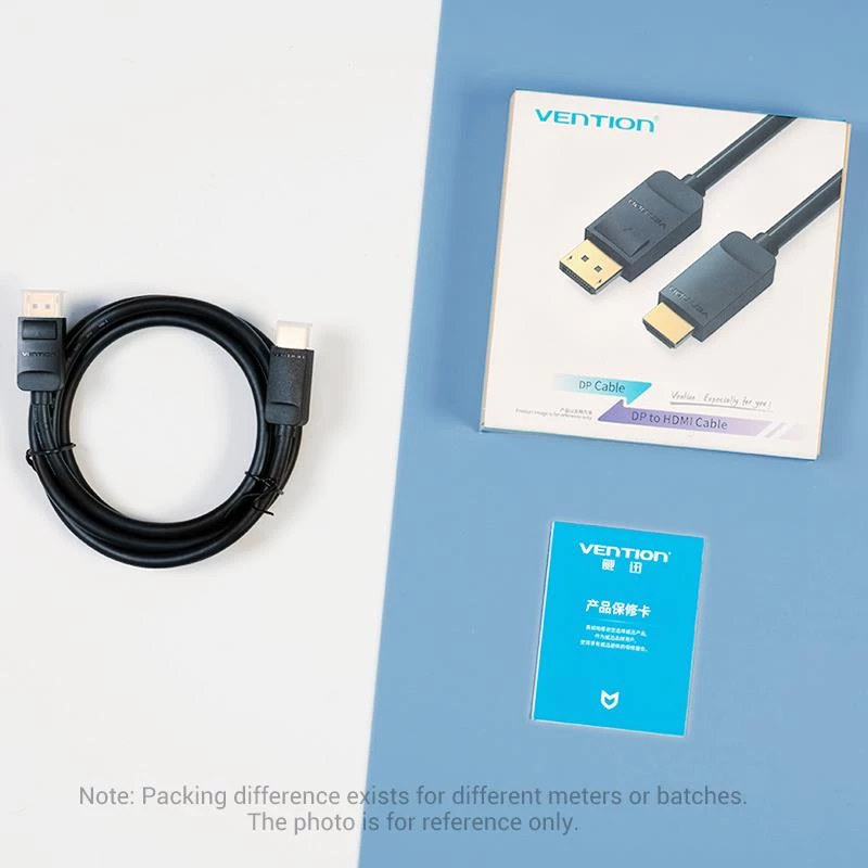 Laidas DP į HDMI 2M/JUODAS Hadbh Vention