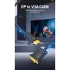 Laidas DP į VGA 2M/JUODAS Hblbh Vention