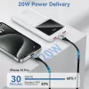 Power Bank USB 10000 mAh 22,5 W juodas FHKB0 Vention