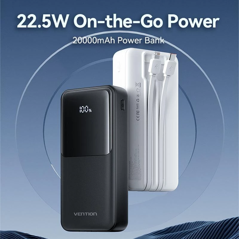 Power Bank USB 20000 mAh 22,5 W Baltas FHPW0 Vention